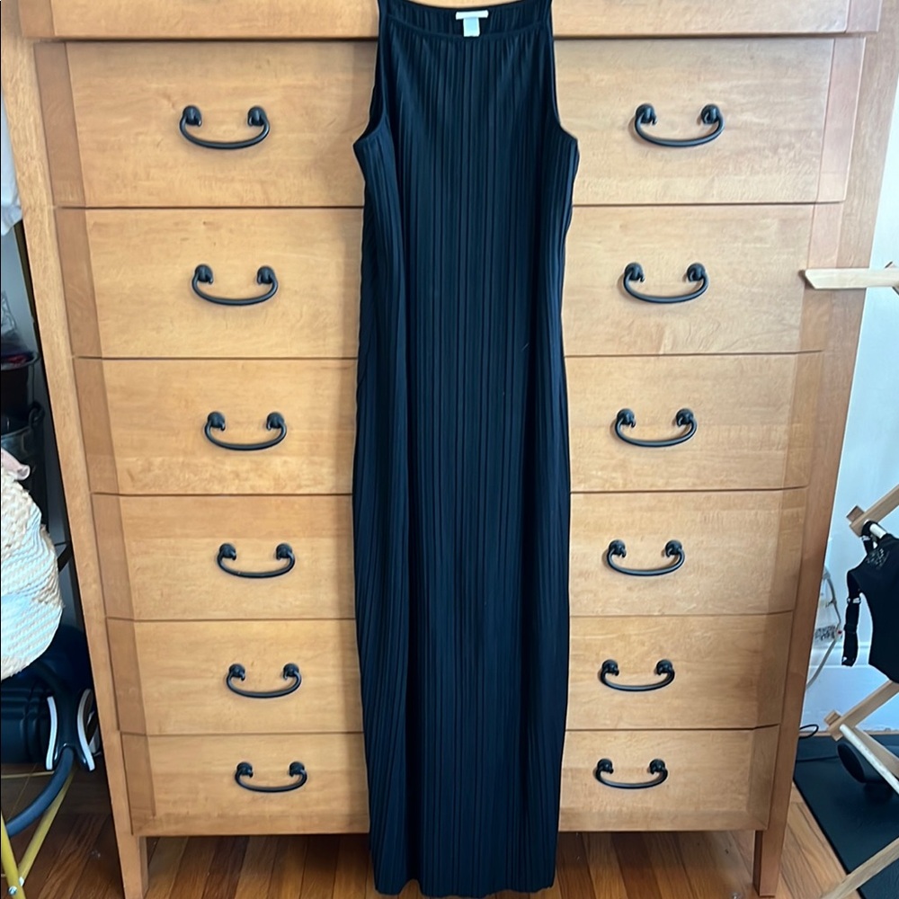 Black maxi dress